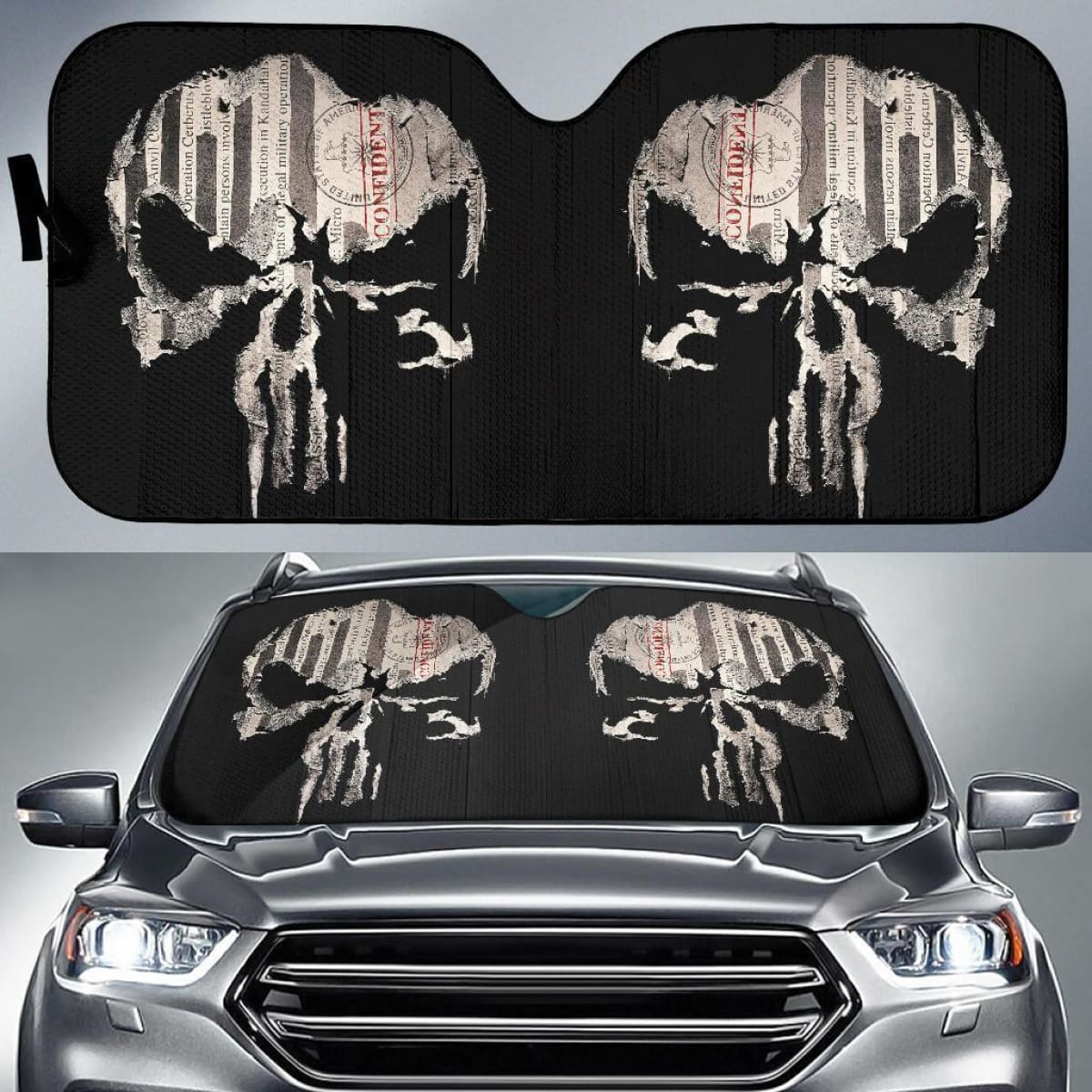 History Punisher Auto Sun Shade Nh06 Universal Fit 111204