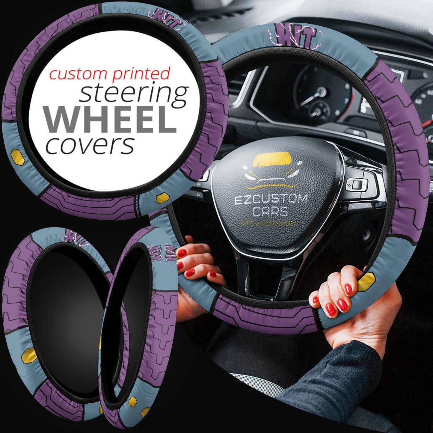 Hit Anime Steering Wheel Cover Custom Dragon Ball Anime Car Accessories