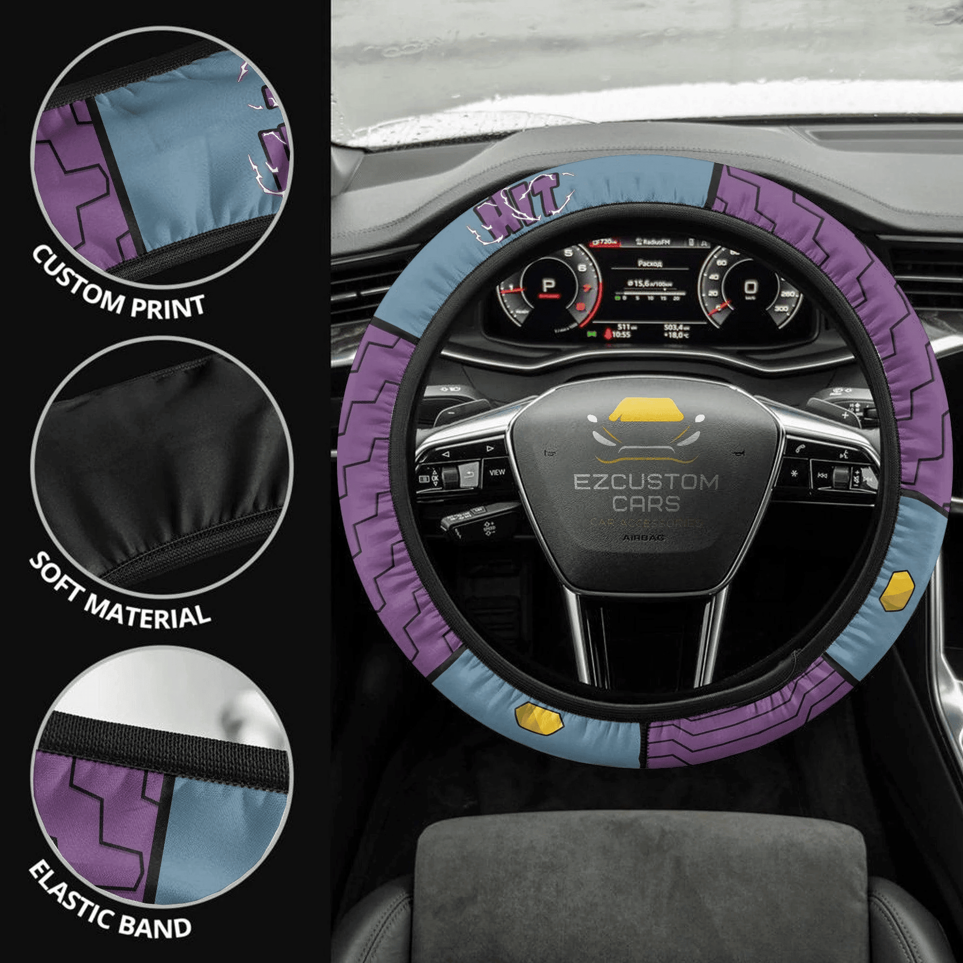 Hit Anime Steering Wheel Cover Custom Dragon Ball Anime Car Accessories