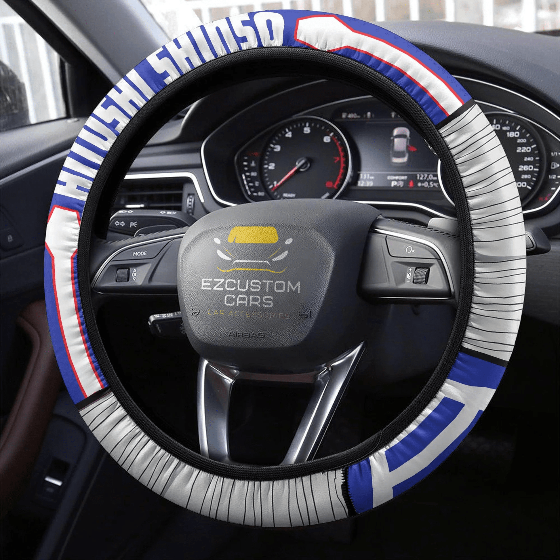 Hitoshi Shinso My Hero Academia Anime Steering Wheel Cover Custom Anime Car Accessories