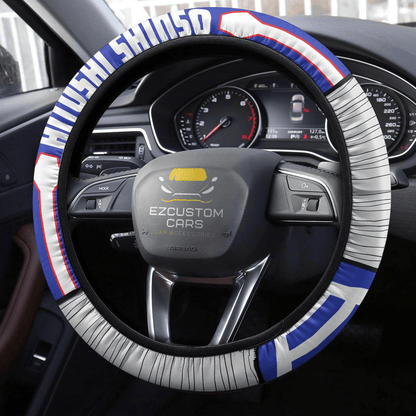 Hitoshi Shinso My Hero Academia Anime Steering Wheel Cover Custom Anime Car Accessories