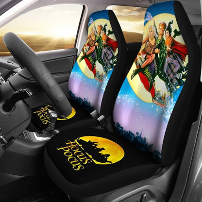 Hocus Pocus Flying Broomstick Car Seat Covers Nh07 Universal Fit 225721