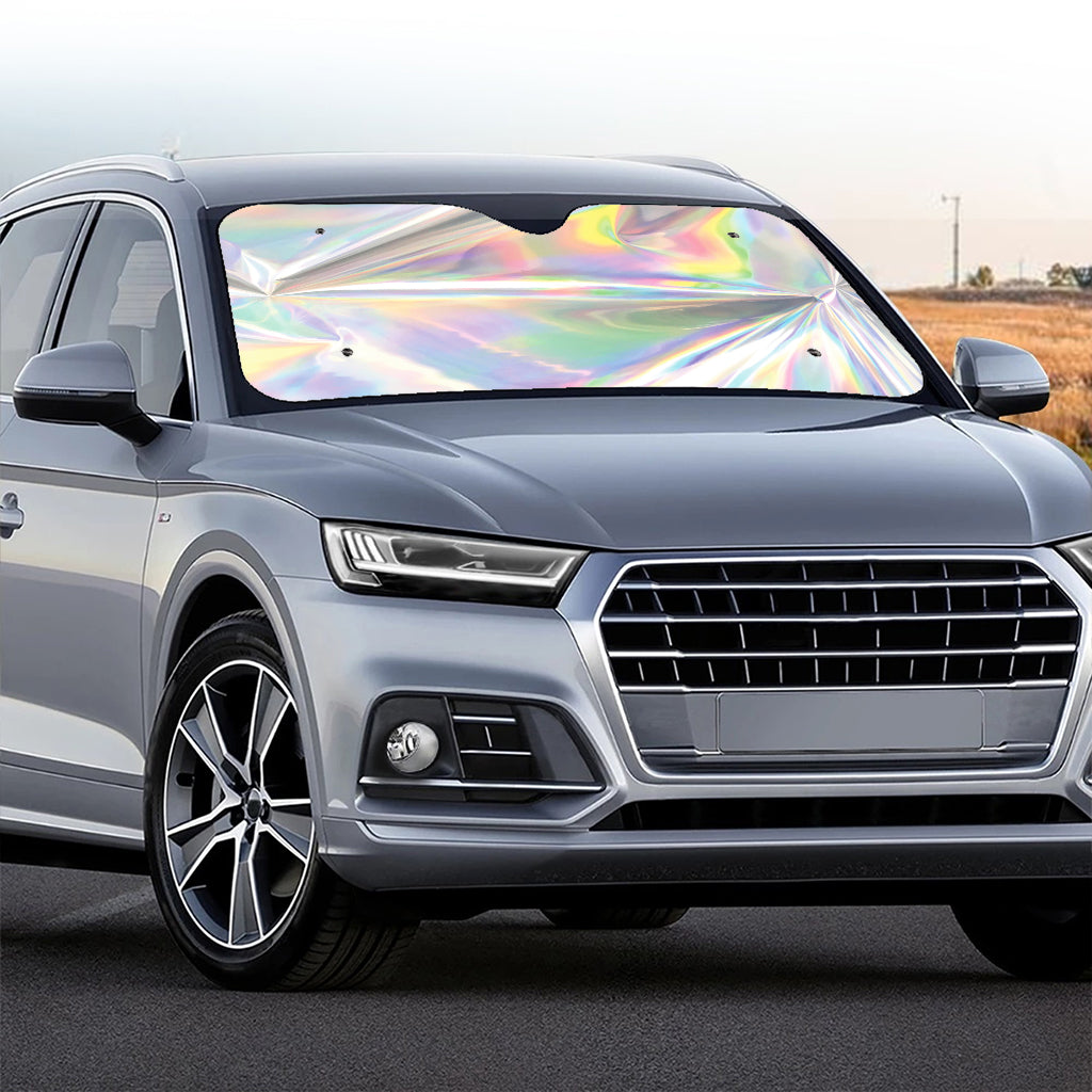 Holographic Art Print Car Windshield Sun Shade