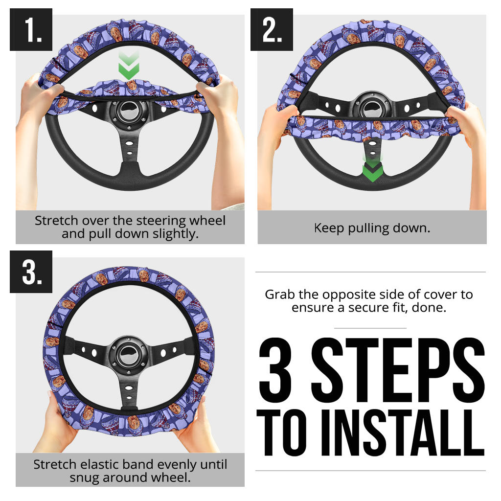 Home Alone Kevin Hat Premium Custom Car Steering Wheel Cover