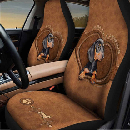 Home Is Where My Dachshund Is Car Seat Covers