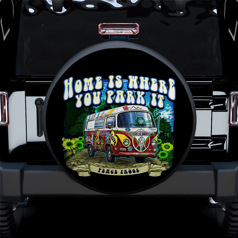 Home Is Where You Park It Car Spare Tire Cover