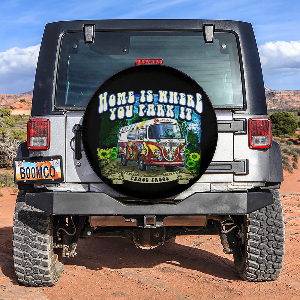 Home Is Where You Park It Car Spare Tire Cover