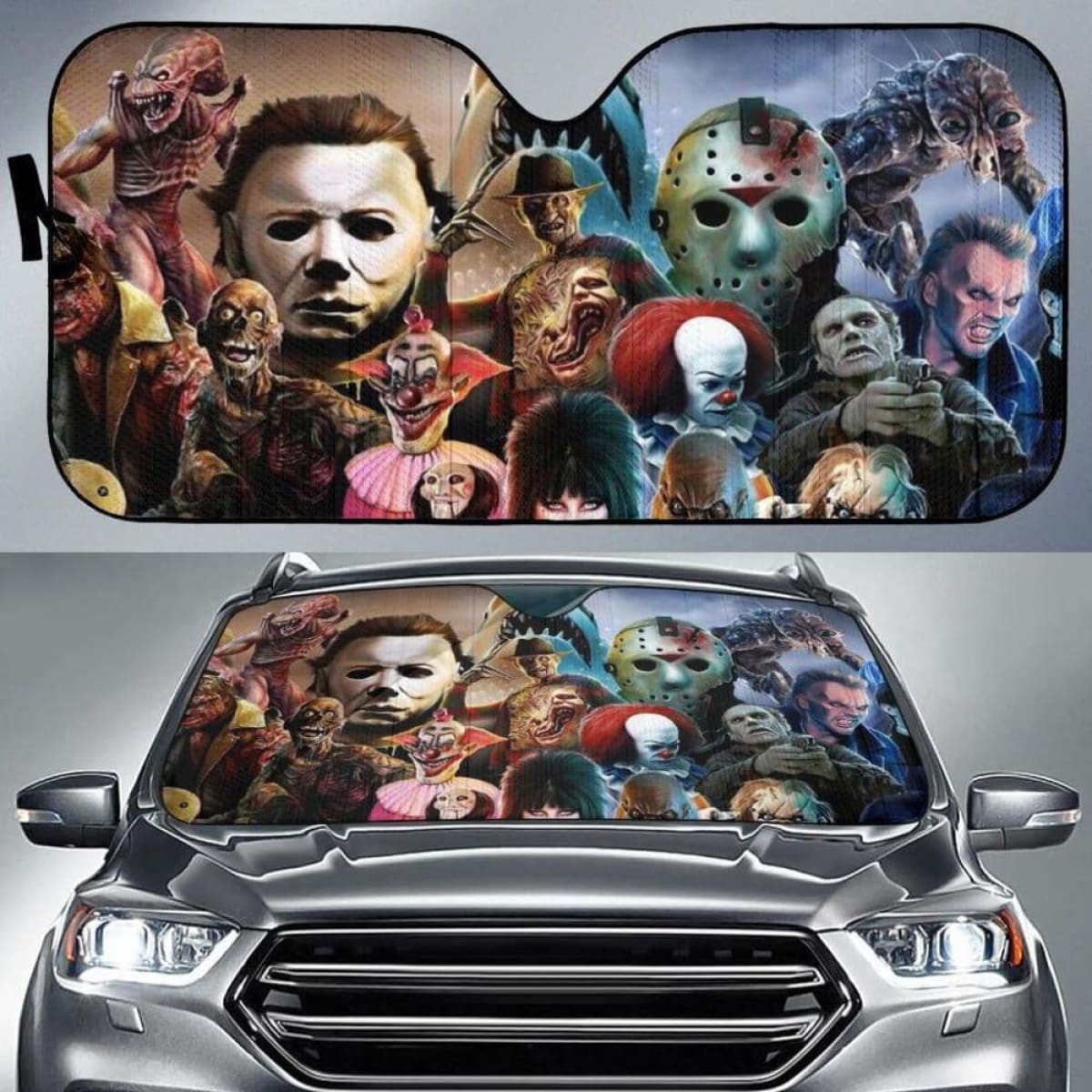 Horror 1 Auto Sun Shades 918b Universal Fit