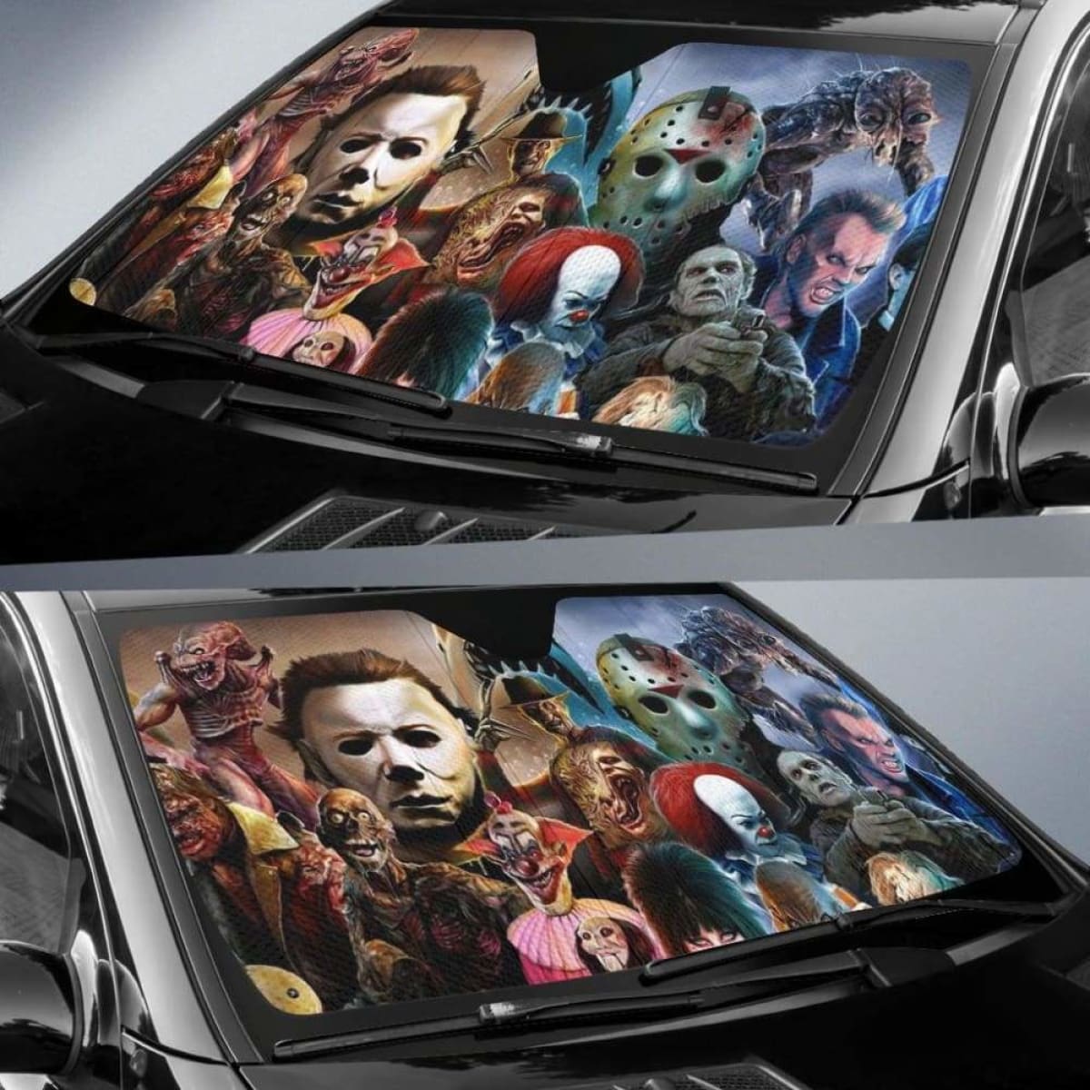 Horror 1 Auto Sun Shades 918b Universal Fit