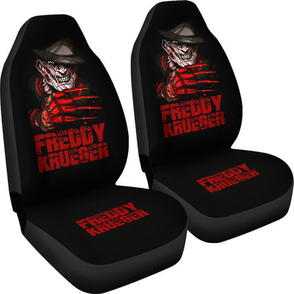 Horror Movie Car Seat Covers | Freddy Krueger Bloody Glove Claw Seat Covers Ci083021