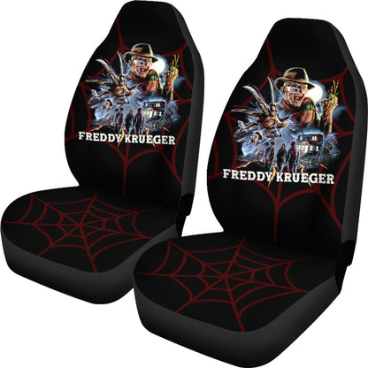Horror Movie Car Seat Covers | Freddy Krueger Movie Scene Horror Night Seat Covers Ci082621