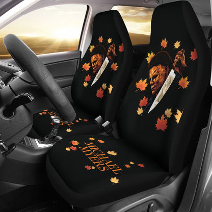 Horror Movie Car Seat Covers  Michael Myers And Laurie Strode On Knife Seat Covers Ci090721