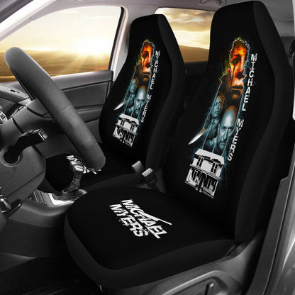 Horror Movie Car Seat Covers | Michael Myers Murders Whole Family Seat Covers Ci090421