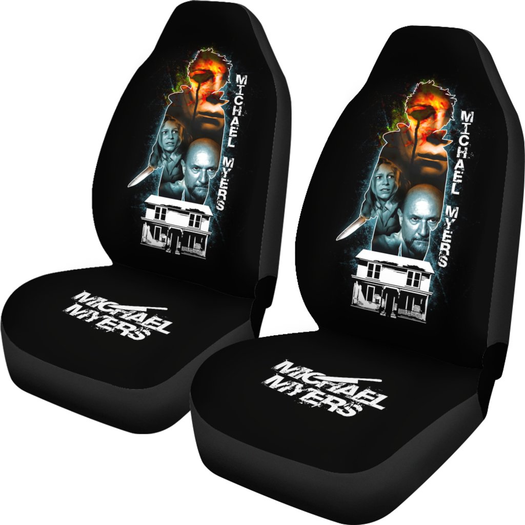 Horror Movie Car Seat Covers | Michael Myers Murders Whole Family Seat Covers Ci090421