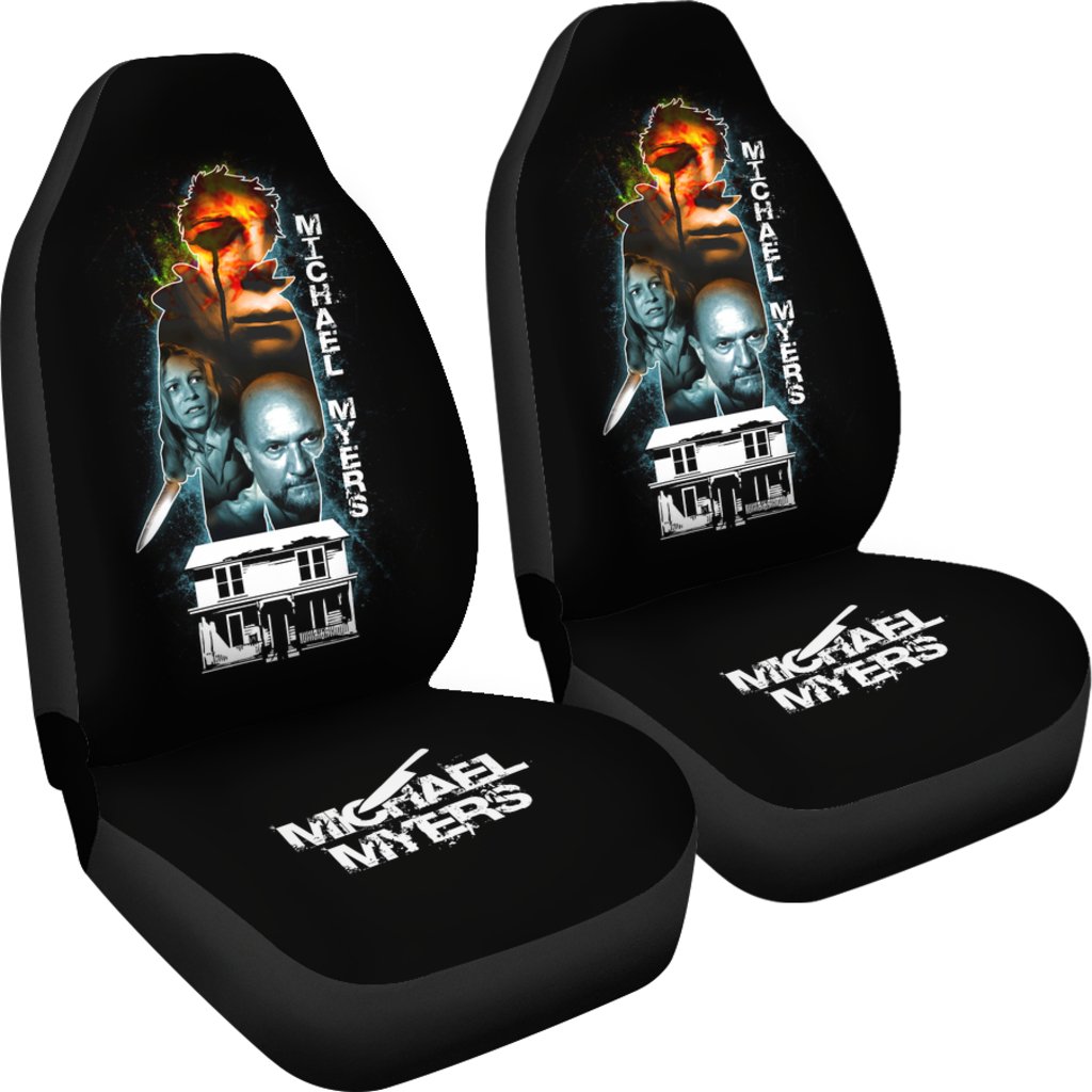 Horror Movie Car Seat Covers | Michael Myers Murders Whole Family Seat Covers Ci090421