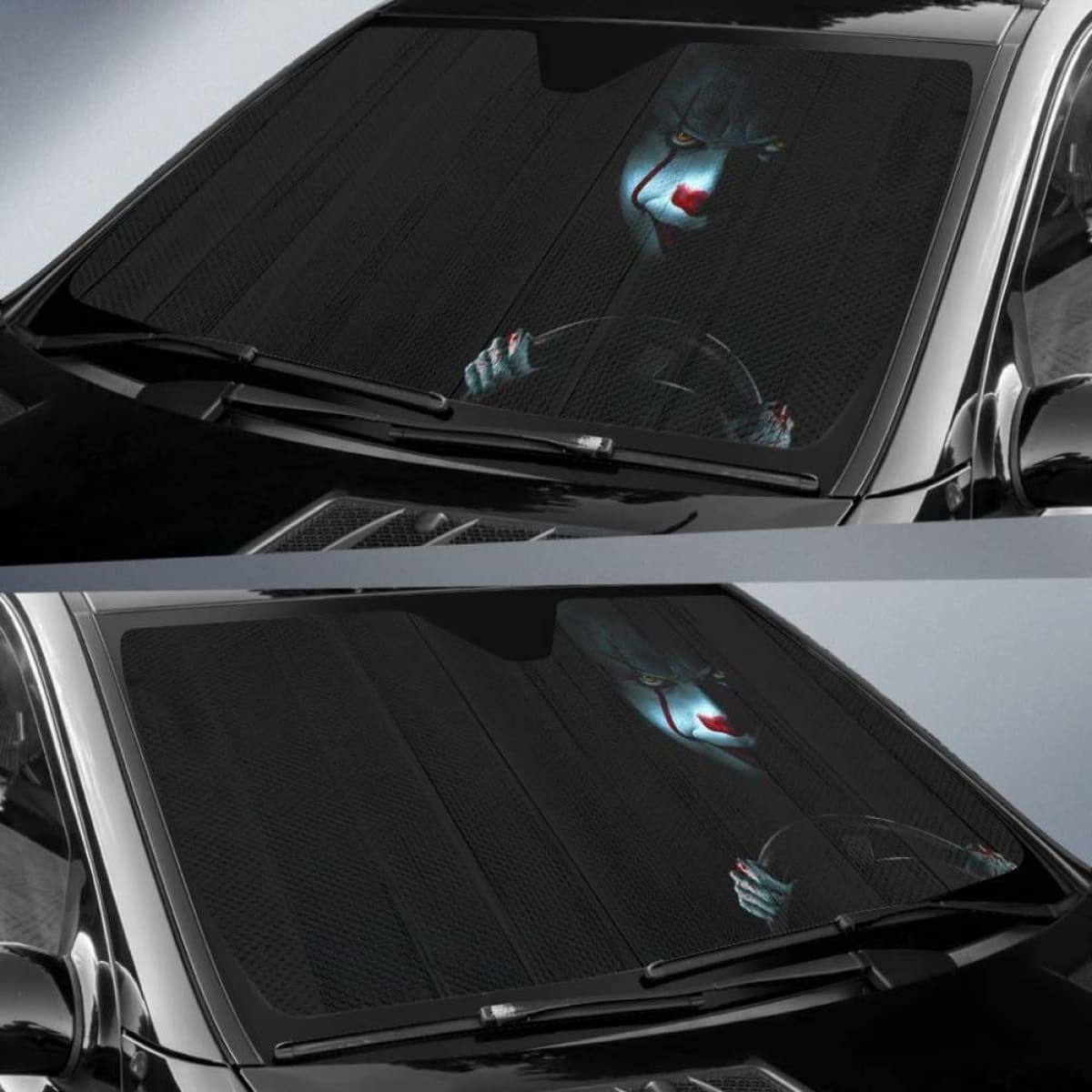 Horror Movie Halloween Car Sun Shade 918b Universal Fit