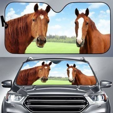 Horse All Over Printed 3D Sun Shade