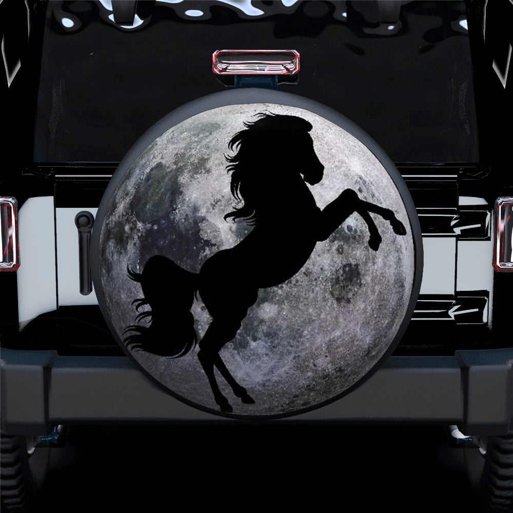 Horse And Moon Jeep Car Spare Tire Cover