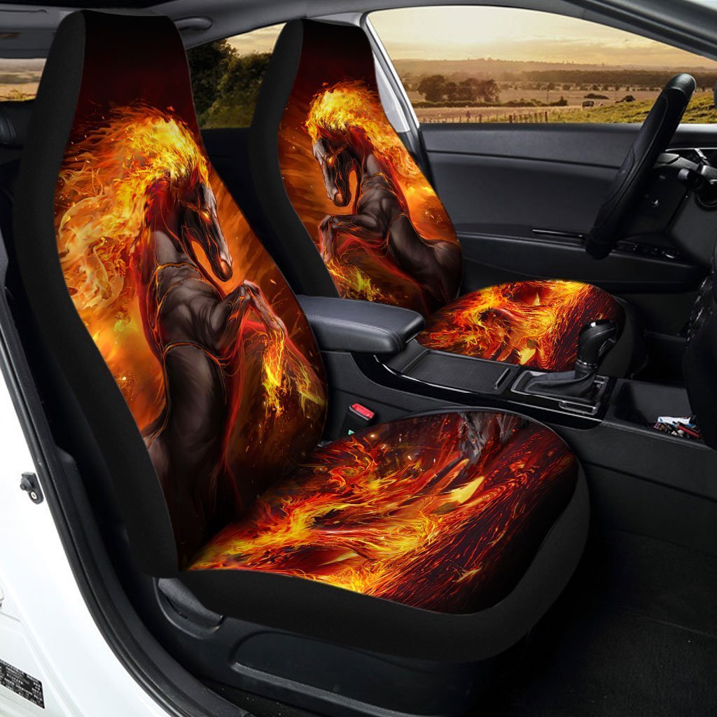 Horse Car Seat Covers Fire Horse Car Accessories