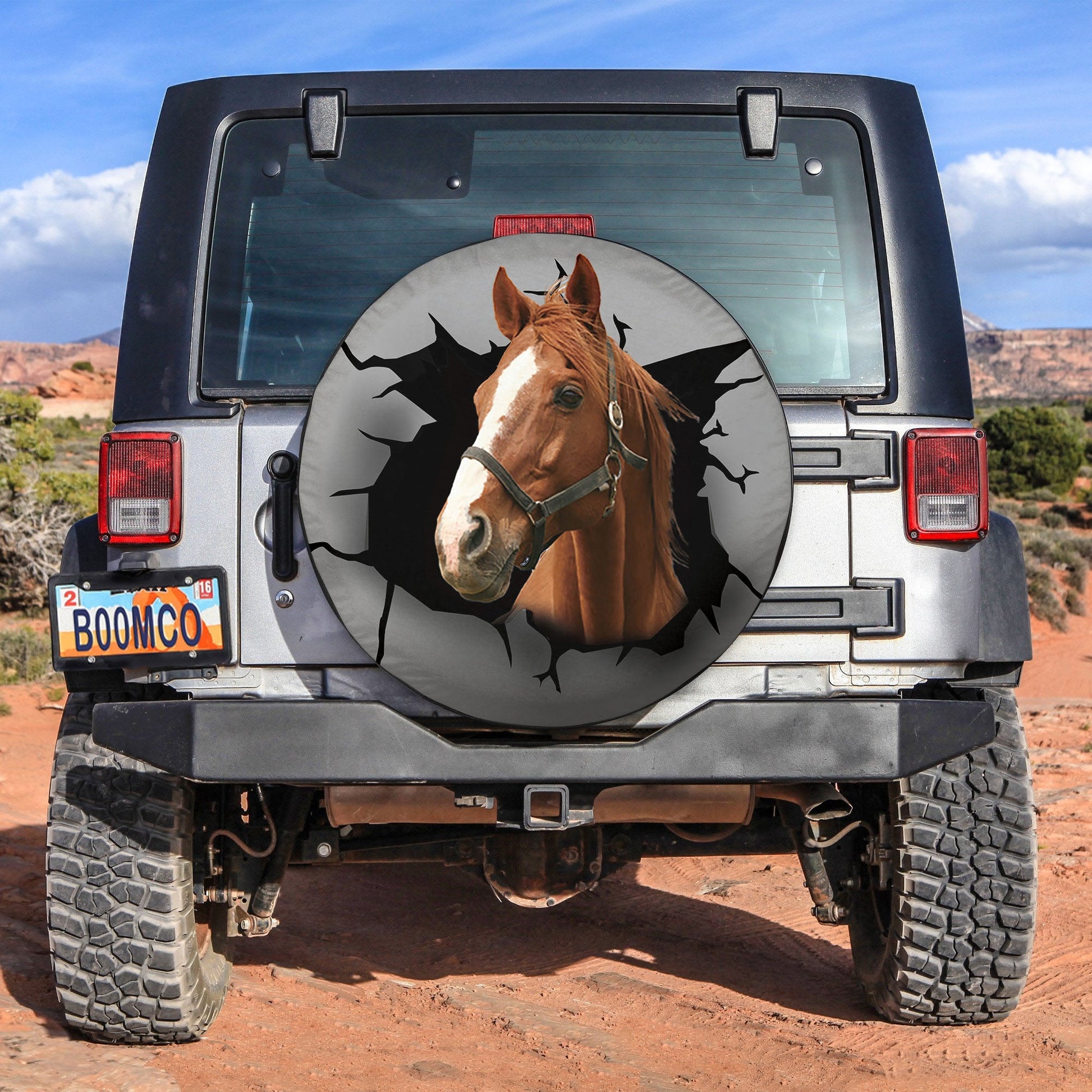 Horse Funny Spare Tire Cover