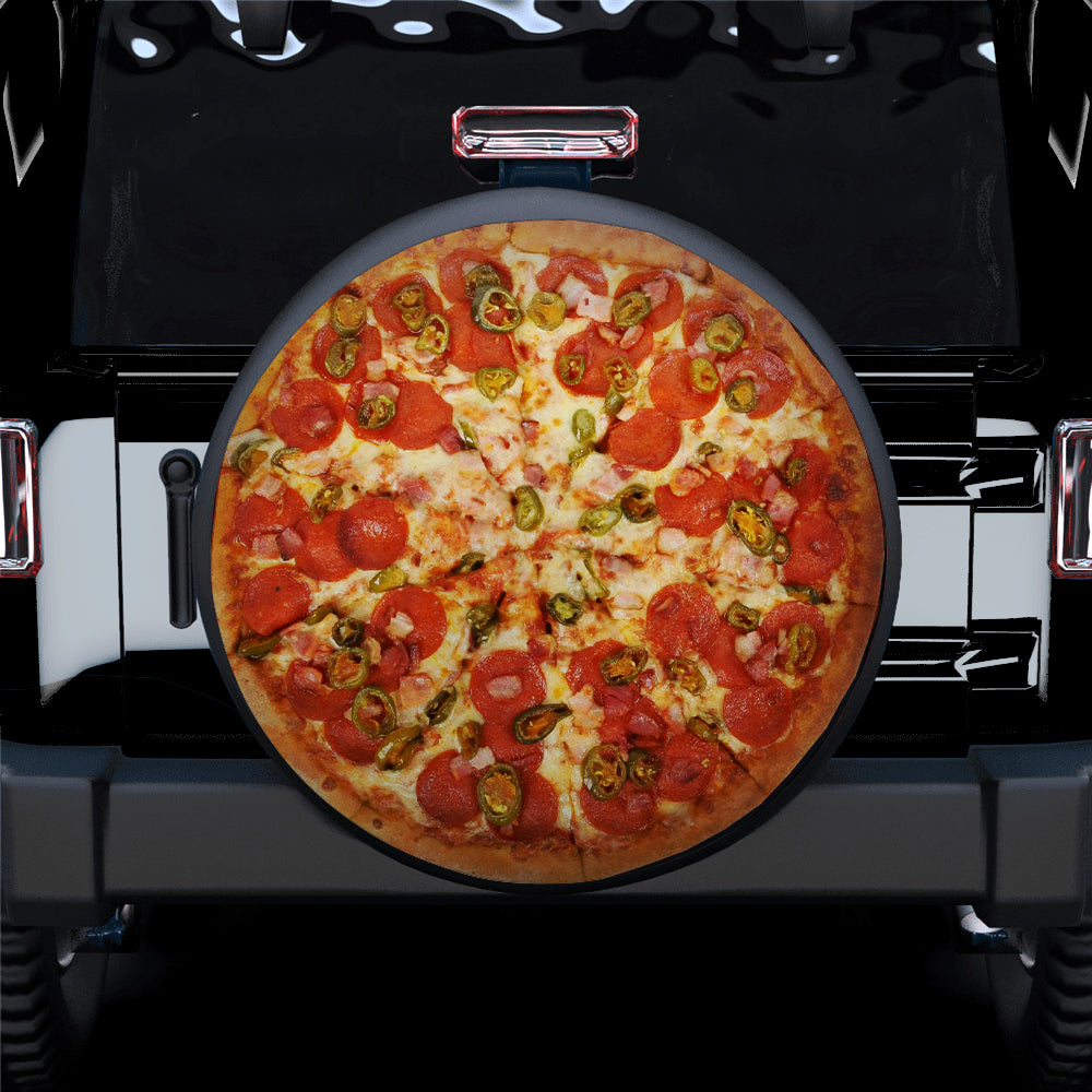 Hot Pizza Car Spare Tire Cover