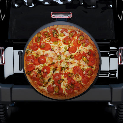 Hot Pizza Car Spare Tire Cover