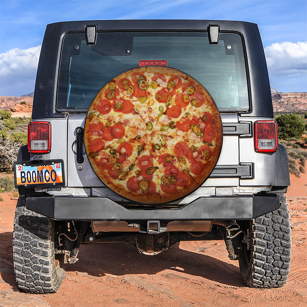 Hot Pizza Car Spare Tire Cover