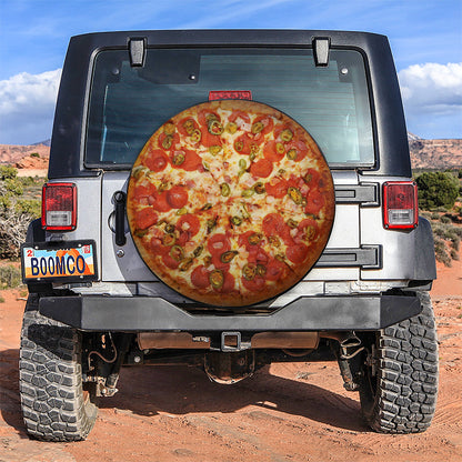 Hot Pizza Car Spare Tire Cover