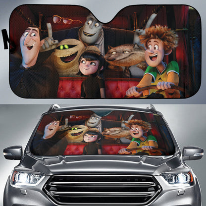 Hotel Transylvania Car Auto Sunshade Halloween Car Accessories Ci220831-11