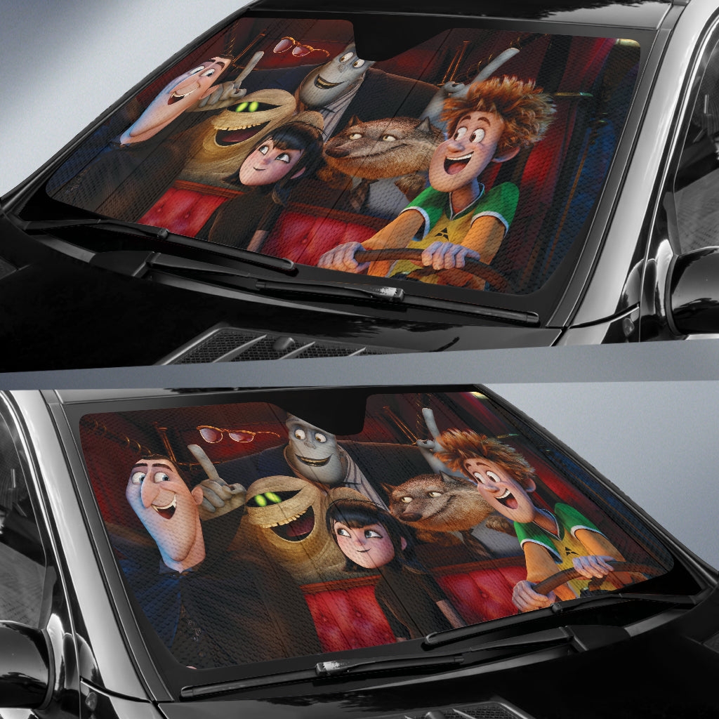 Hotel Transylvania Car Auto Sunshade Halloween Car Accessories Ci220831-11