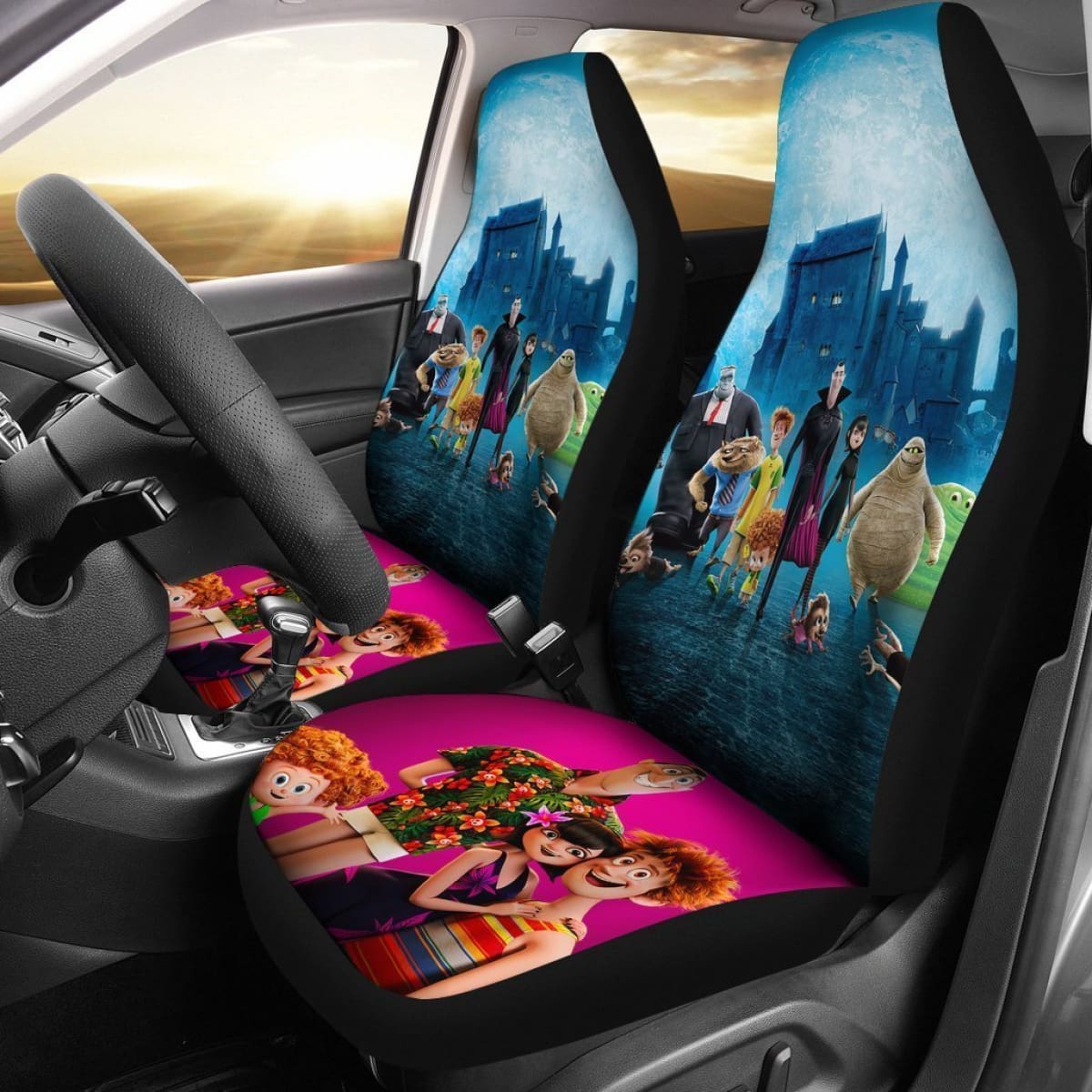 Hotel Transylvania Squad Car Seat Covers Universal Fit 225721