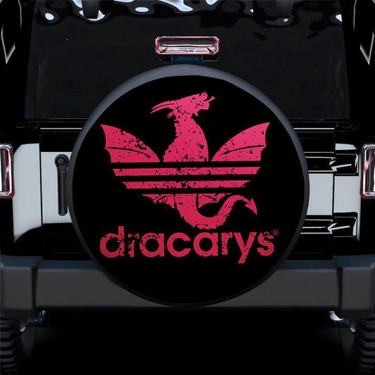 House of the Dragon Dracarys Pink Car Spare Tire Cover
