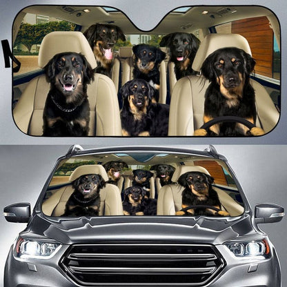 Hovawart Car All Over Printed 3D Sun Shade