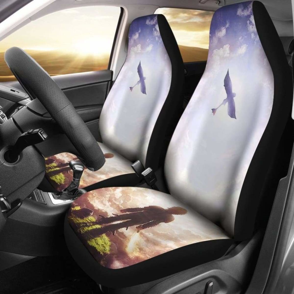 How To Train Your Dragon Cartoon Car Seat Covers Universal Fit 051012