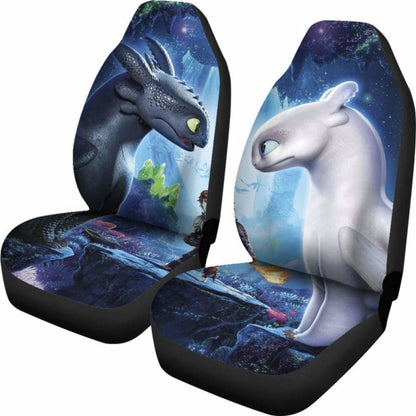 How To Train Your Dragon Couple Dark Light Car Seat Covers Universal Fit 051012