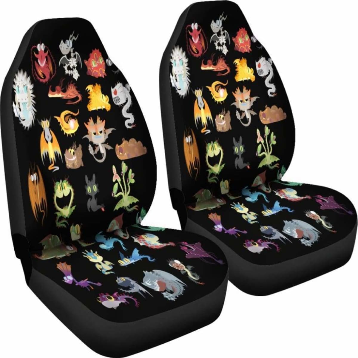 How To Train Your Dragon Cute Hidden World Car Seat Covers Universal Fit 051012