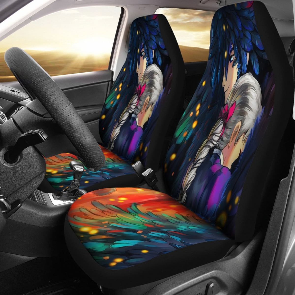 Howls Moving Castle Seat Covers Amazing Best Gift Ideas 2020 Universal Fit 090505