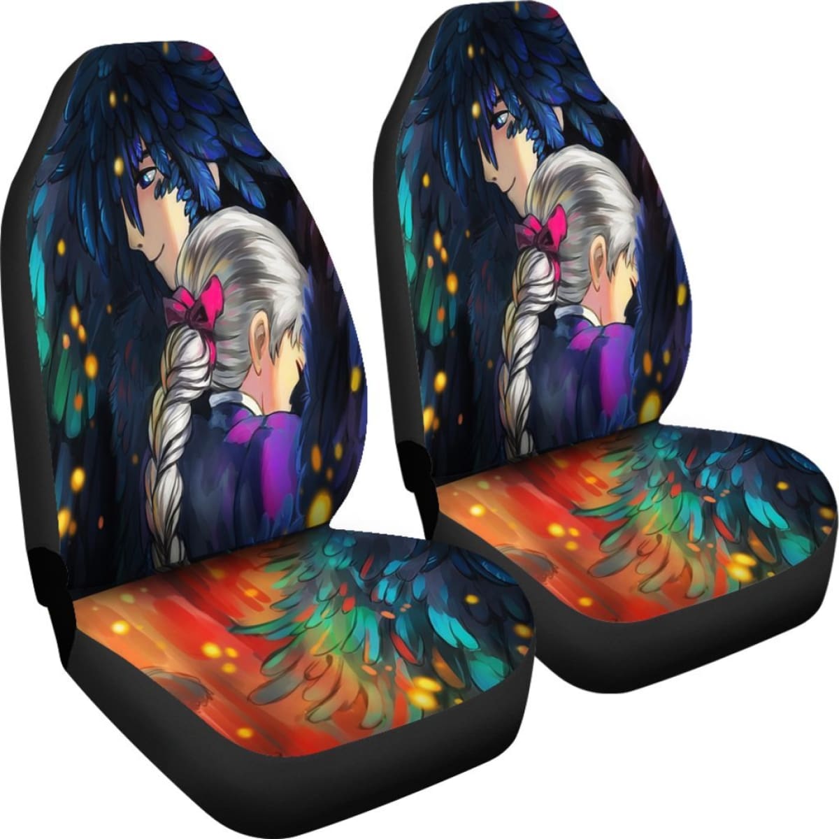 Howls Moving Castle Seat Covers Amazing Best Gift Ideas 2020 Universal Fit 090505
