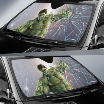 Hulk Car Auto Sun Shade Broken Windshield Funny Idea Universal Fit 174503