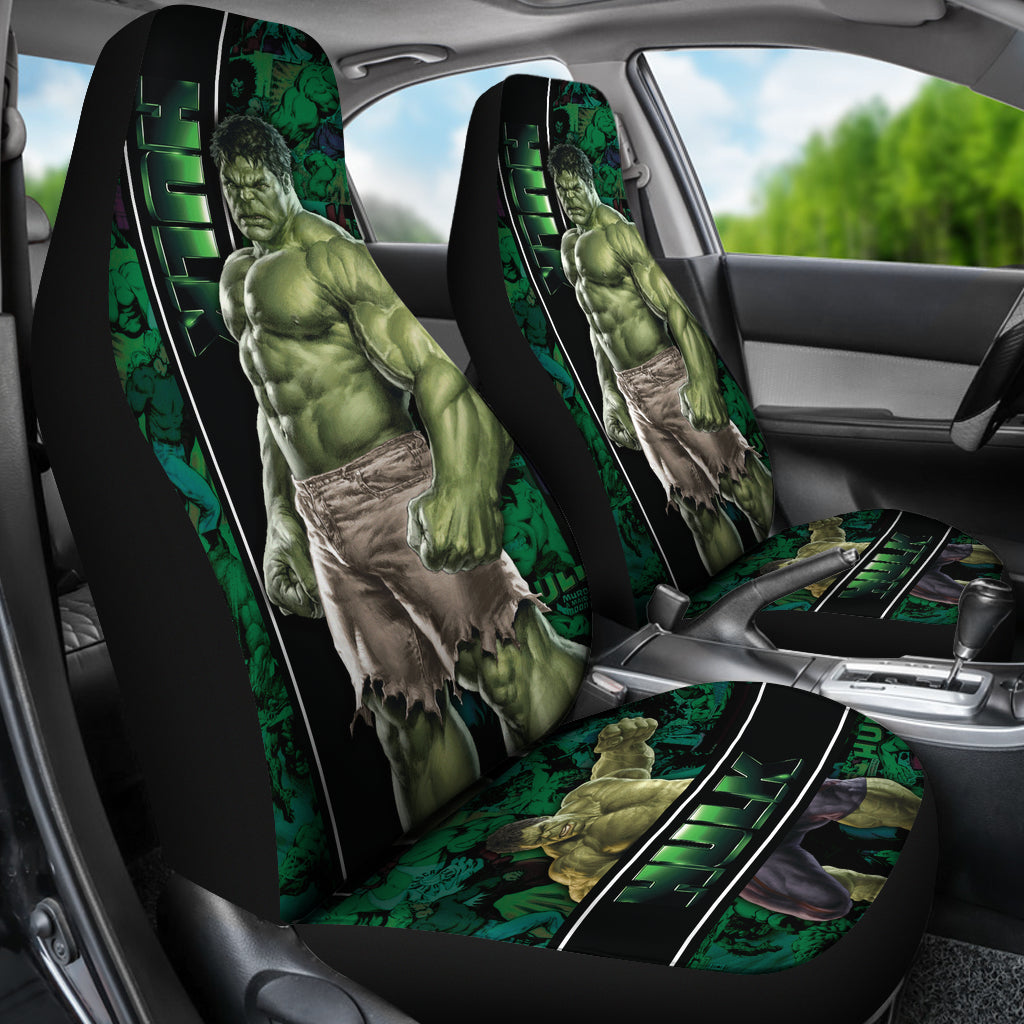 Hulk Car Seat Covers Custom For Fans Ci221226-01