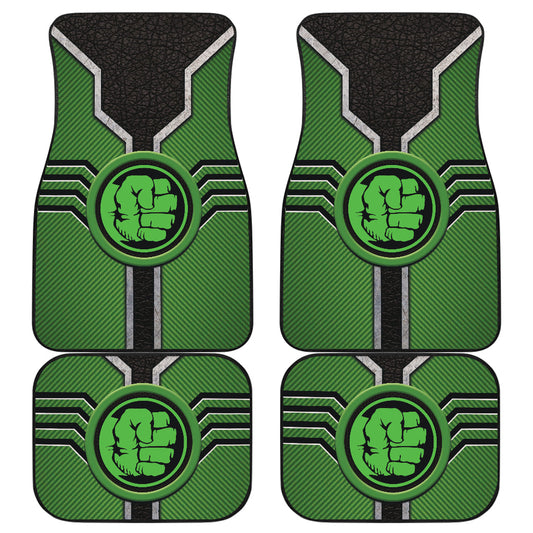 Hulk Logo Car Floor Mats Custom For Fans Ci230111-12a