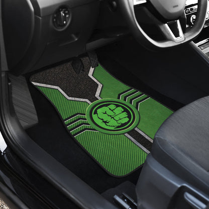 Hulk Logo Car Floor Mats Custom For Fans Ci230111-12a