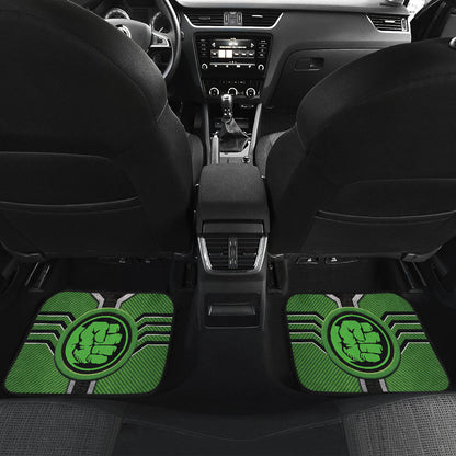 Hulk Logo Car Floor Mats Custom For Fans Ci230111-12a