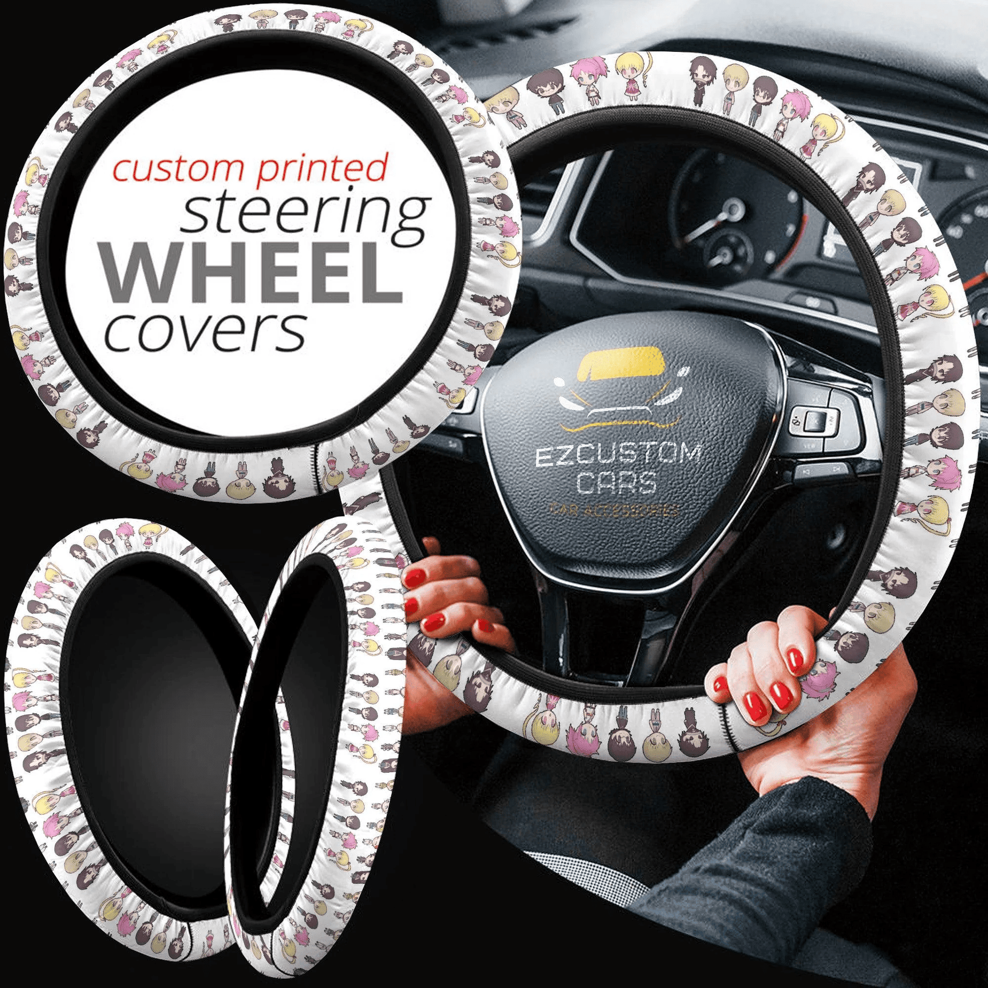 Hunter × Hunter Car Accessories Anime Steering Wheel Cover
