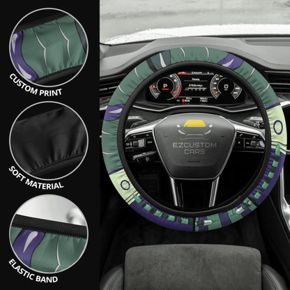 Hunter x Hunter Anime Steering Wheel Cover Custom Meruem Anime Car Accessories