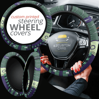 Hunter x Hunter Anime Steering Wheel Cover Custom Meruem Anime Car Accessories