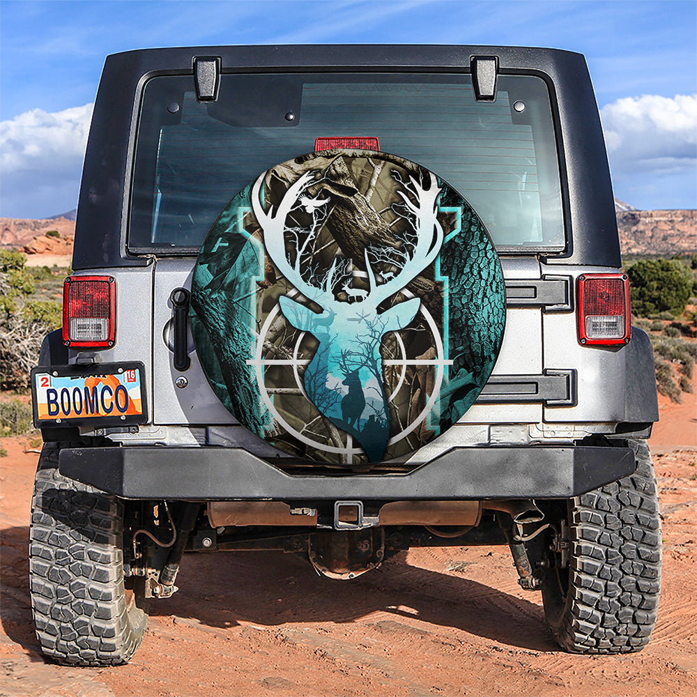 Hunting Deer Car Spare Tire Cover