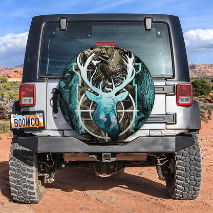 Hunting Deer Car Spare Tire Cover