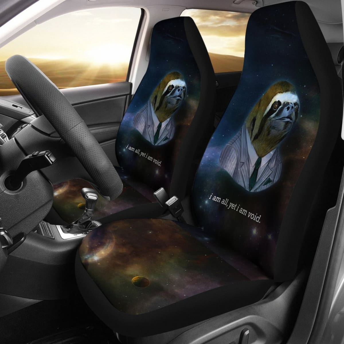 I Am All Yet I Am Void Sloth Zootopia Car Seat Covers Lt04 Universal Fit 225721