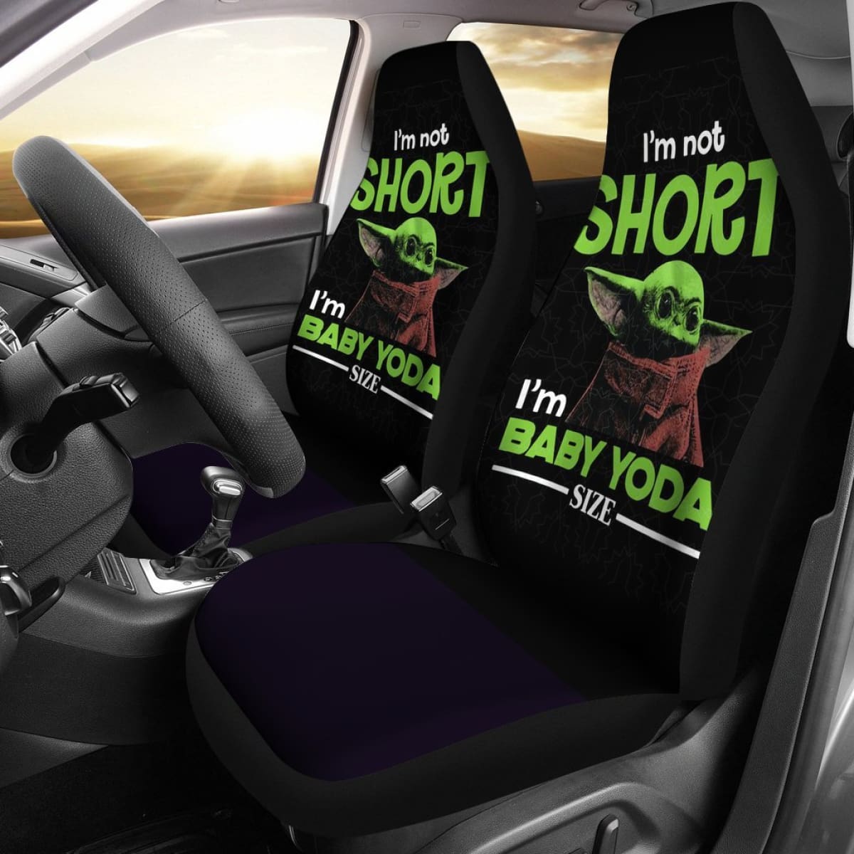 I Am Baby Yoda Size Car Seat Covers Amazing Best Gift Ideas 2020 Universal Fit 090505